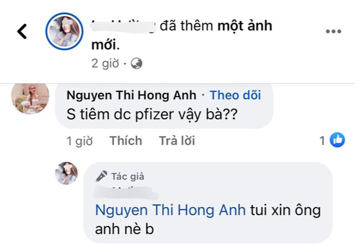 Vụ khoe tiêm vắc-xin nhờ xin ông anh: Đình chỉ công tác 1 phó chủ tịch phường - Ảnh 2. Vụ khoe tiêm vắc-xin nhờ xin ông anh: Đình chỉ công tác 1 phó chủ tịch phường - Ảnh 2.