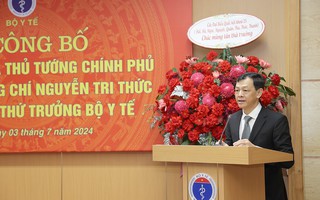 Tân Thứ trưởng Nguyễn Tri Thức nói gì khi nhậm chức?