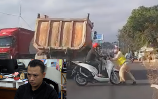 Khởi tố đối tượng trong clip tông CSGT rồi bỏ chạy